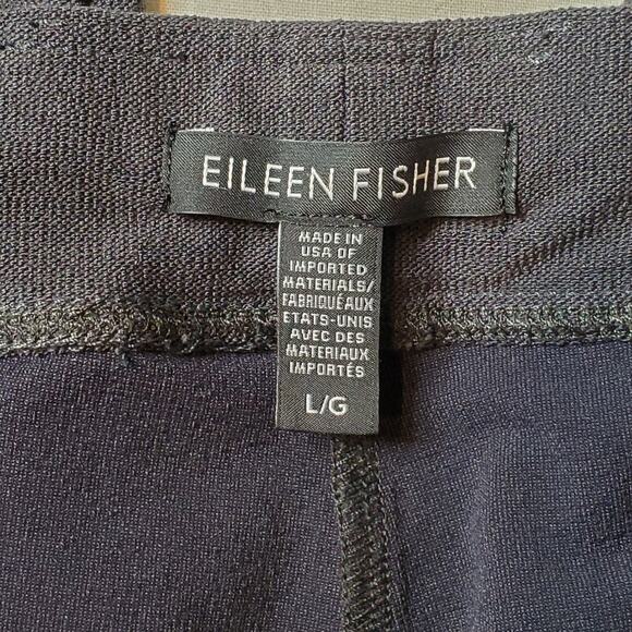 Eileen Fisher Womens Size L Stretch Crepe Slim Leg Pants Gray - Picture 7 of 8